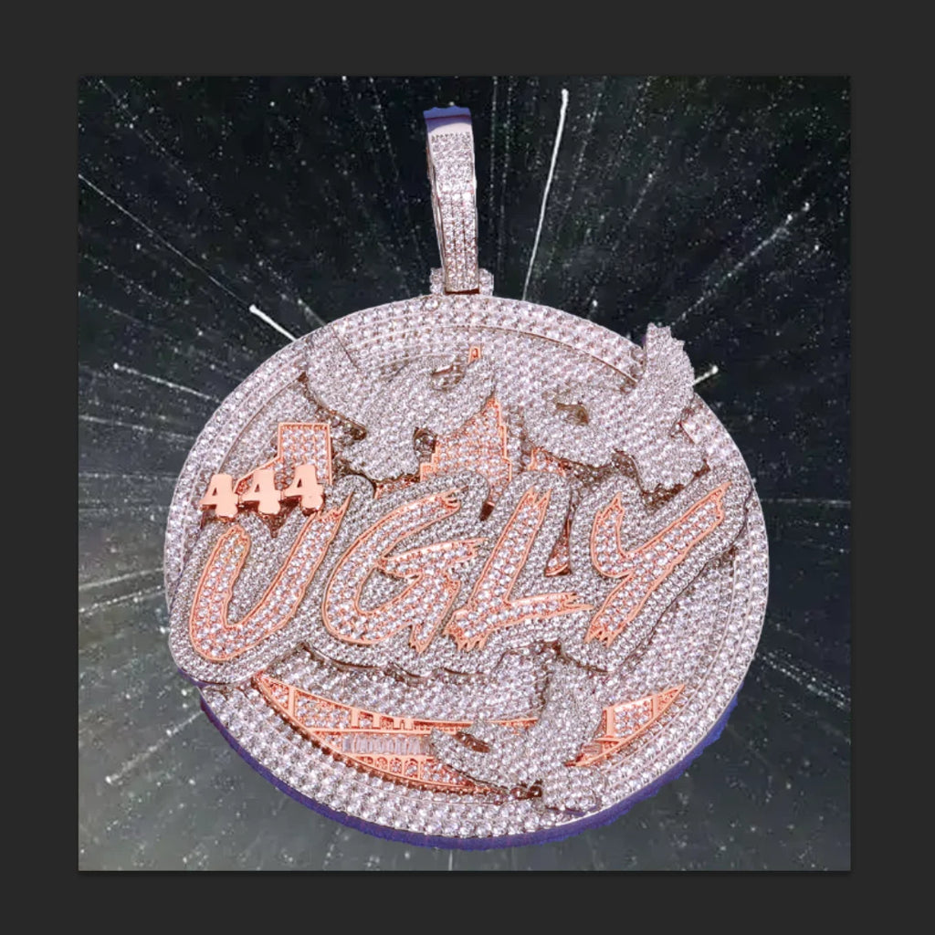 City Skyline Pendant Necklace Two-Tone
