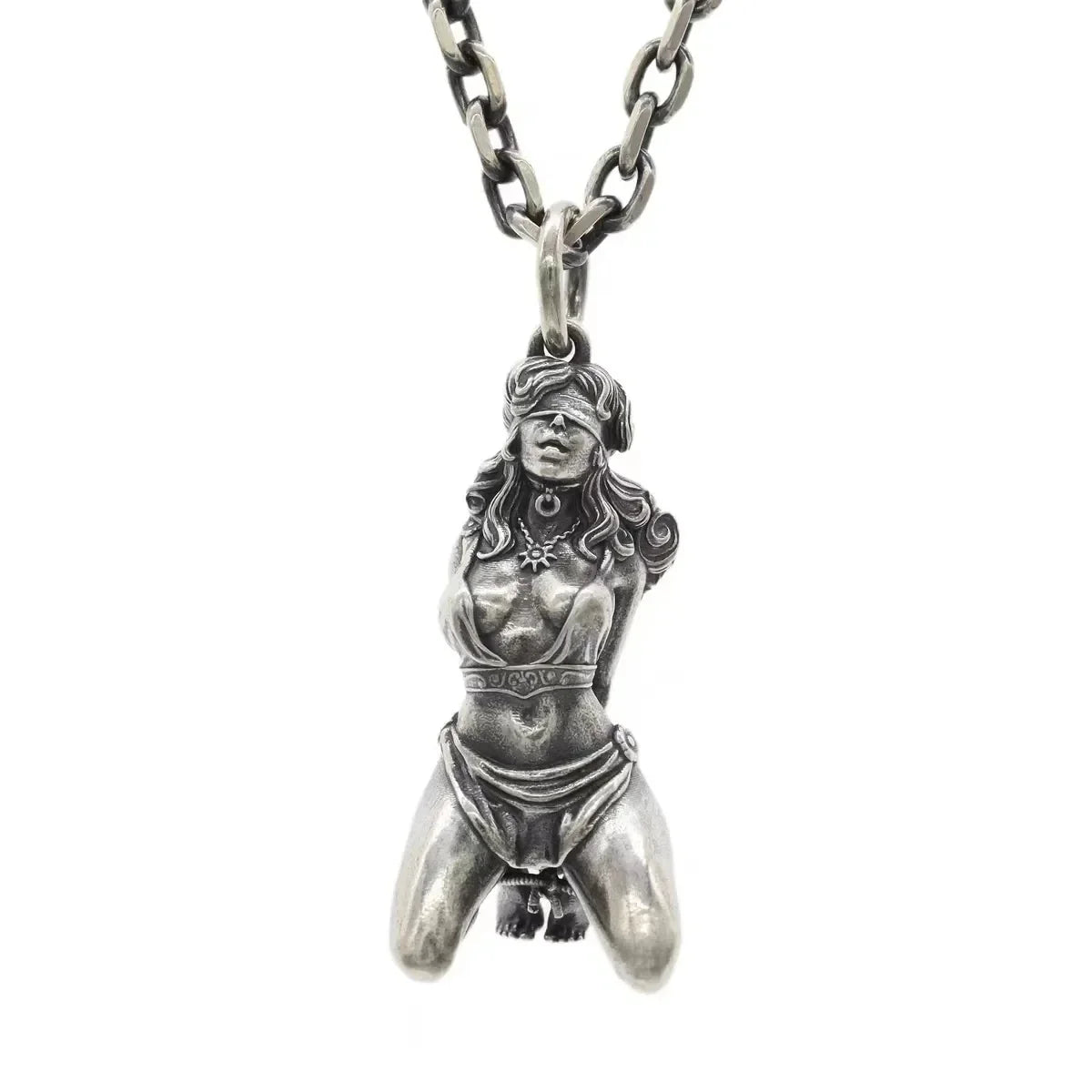 Cat Wings Animal Pendant Necklace — Silver