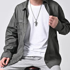 Prayer Hand Cross Stainless Steel Pendant Necklace