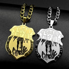 St. Michael Angel Pendant Necklace — Stainless Steel