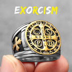 St. Benedict Ring — Stainless Steel