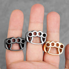 Stainless Steel Man Men Rings Fight Boxing Knuckles Creativity Personality for Male Boyfriend Fashion Accessories Jewelry Gift