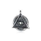 All-Seeing Eye Pendant — Stainless Steel