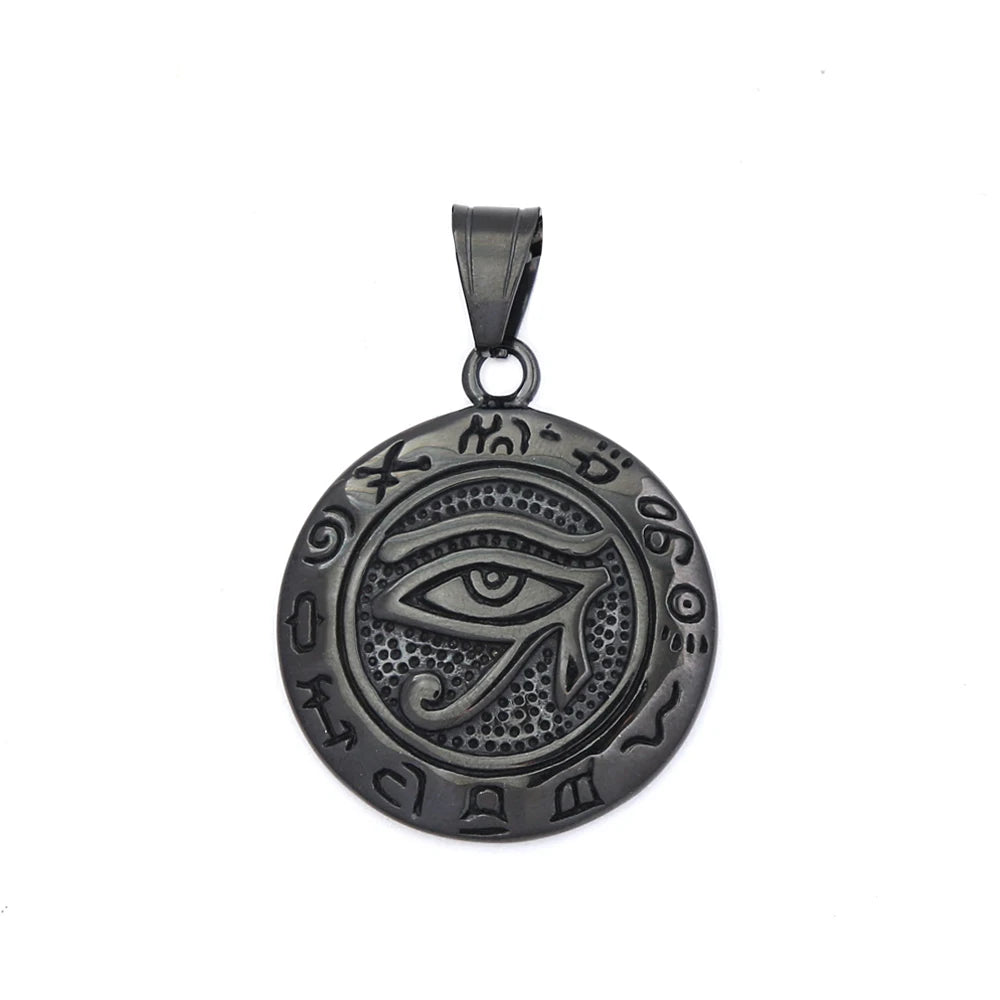 Egyptian Eye of Horus Pendant — Stainless