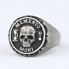 Skull Memento Mori Ring — 925 Silver