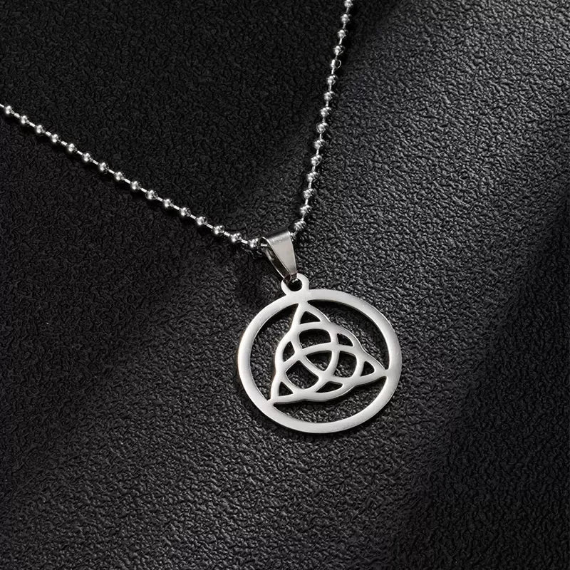 Ankh Cross Pendant Necklace — Stainless Steel
