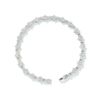 Round Stone Star CZ Bracelet — Stainless Steel