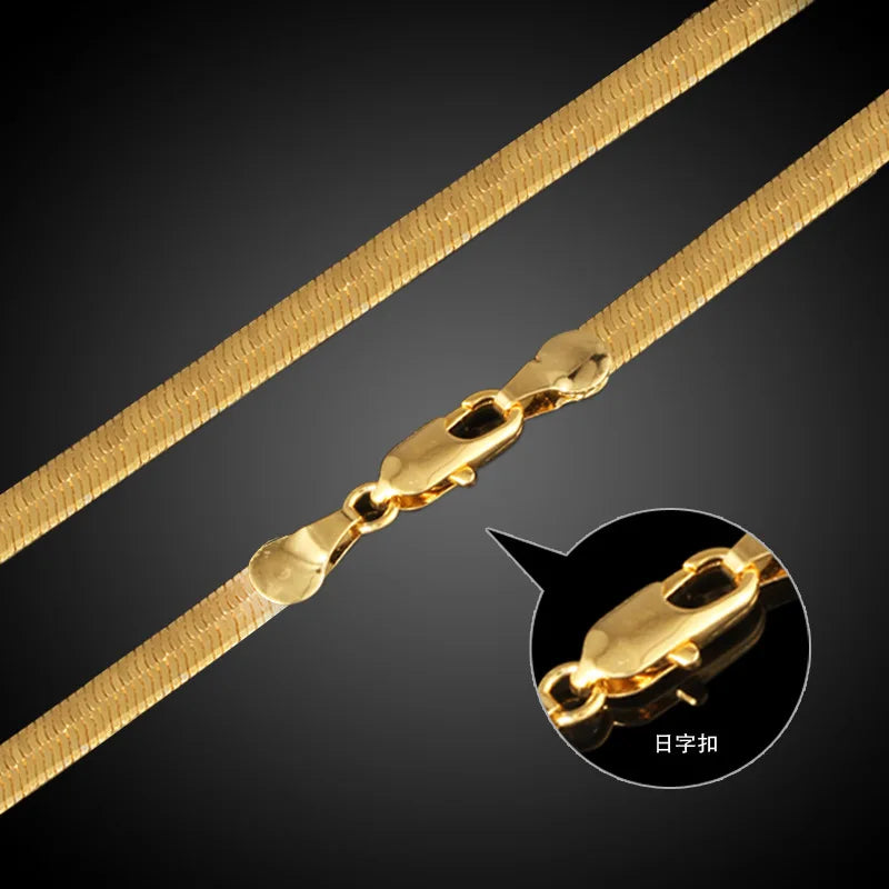 Draped Collarbone Blade Necklace — Gold-Tone Metal