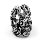 Pirate Skull Octopus Ring — Stainless Steel