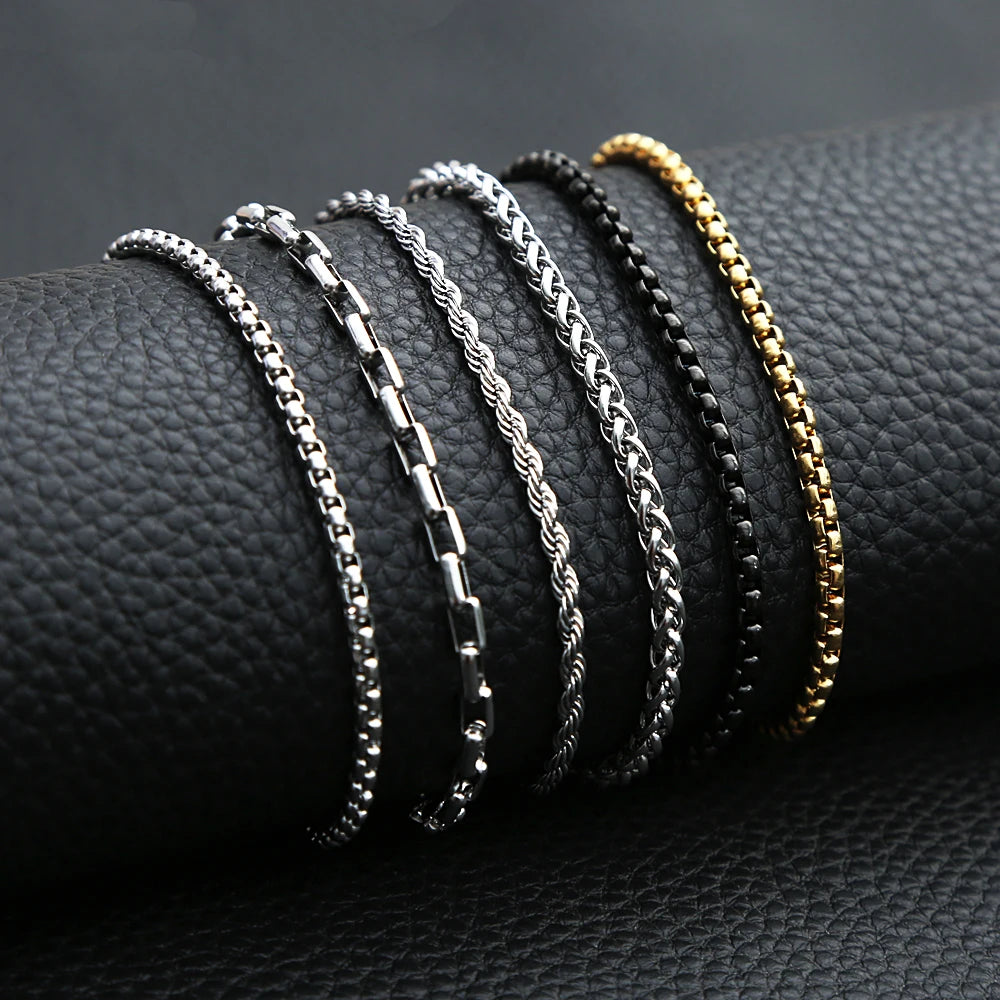 Lobster Gold Pendant 3MM Rolo 316L Gold/steel