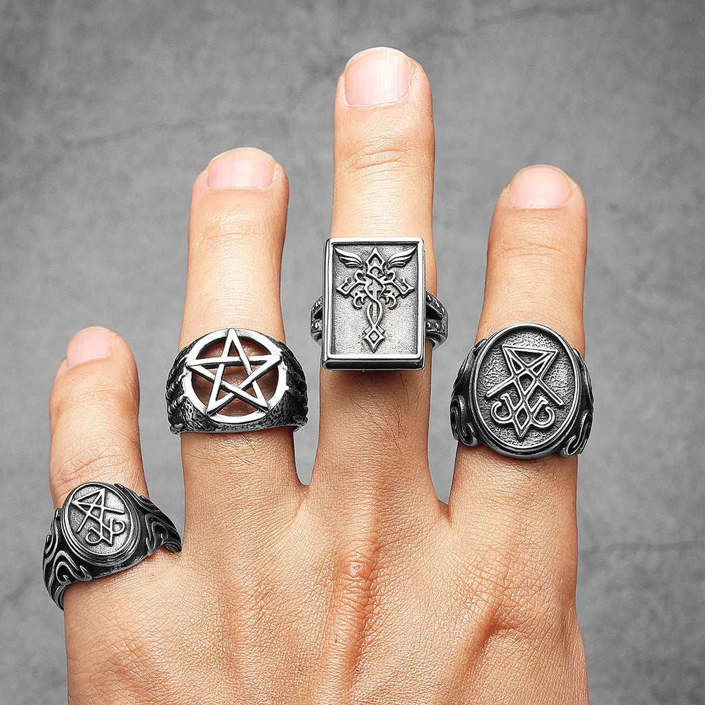 Lucifer Ring — Stainless Steel