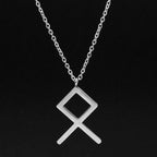 Viking Rune Layering Necklace — Minimal
