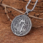 San Benito Exorcist Pendant — Stainless