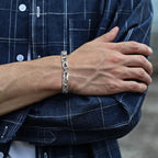 Byzantine V-Shape Chain Bracelet — Stainless Steel