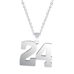 Sports Ball Charm Pendant Necklace — Steel