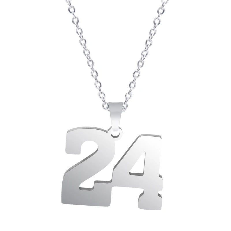 Sports Ball Charm Pendant Necklace — Steel