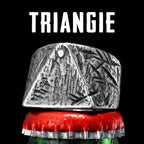 Triangle Ring Stainless Steel Retro
