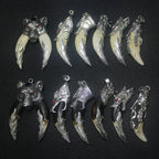 Punk Fashion Brave Men Wolf Gog Teeth Spike Pendant Necklace Women Men Lucky Jewelry Classic Fang Tooth Amulet Pendant Necklace