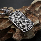 Gothic Demon Eyes Pendant — Stainless Steel