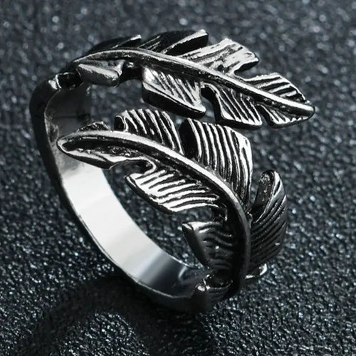 New Design Skull Crow Skull Ring Woodpecker Bird Men's Ring Punk Stylish Jewelry