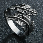 New Design Skull Crow Skull Ring Woodpecker Bird Men's Ring Punk Stylish Jewelry