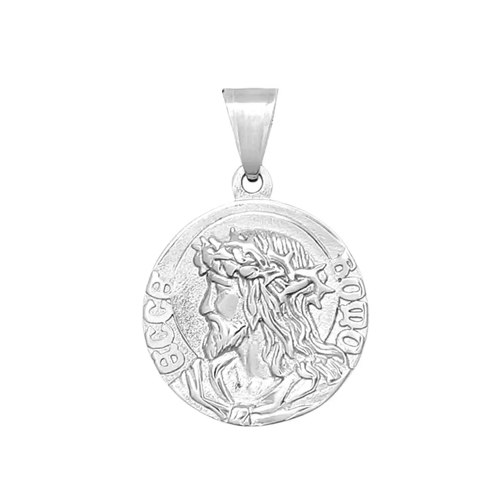 Jesus Portrait Pendant Necklace 316L Stainless Steel Christian Medal Necklaces For Men Women Jewelry Gift Dropshipping