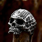 Jaguar Warrior Skull Ring — Stainless Steel