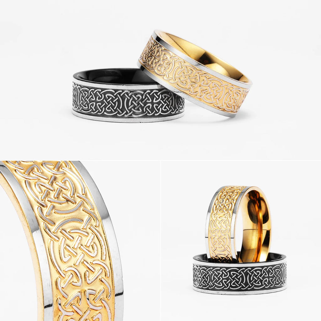 Celtic Knot Ring — Stainless Steel