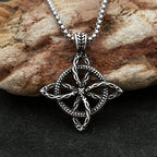 Celtic Stainless Steel Pendant Necklace