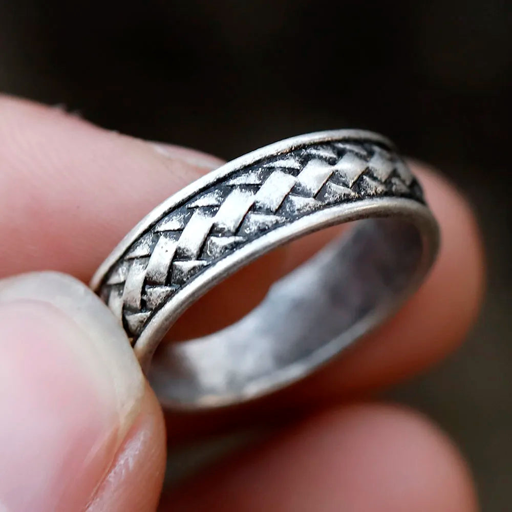 Simple Viking Ring for Men — 316L Stainless Steel