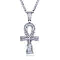 Iced Out Cross Pendant — 925 Silver