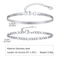 Minimal Thin Chain Bracelet — Stainless
