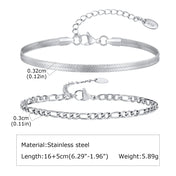 Minimal Thin Chain Bracelet — Stainless