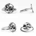 Snake Ouroboros Ring — Stainless Steel