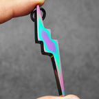 Lightning Minimal Pendant — Stainless Steel