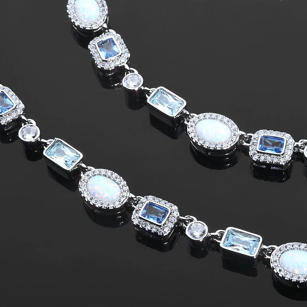 Gold Iced Out Chain Necklace Gemstone CZ 6MM