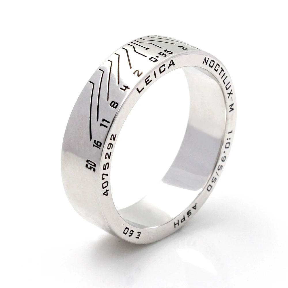 Camera Lens Ring — 925 Silver