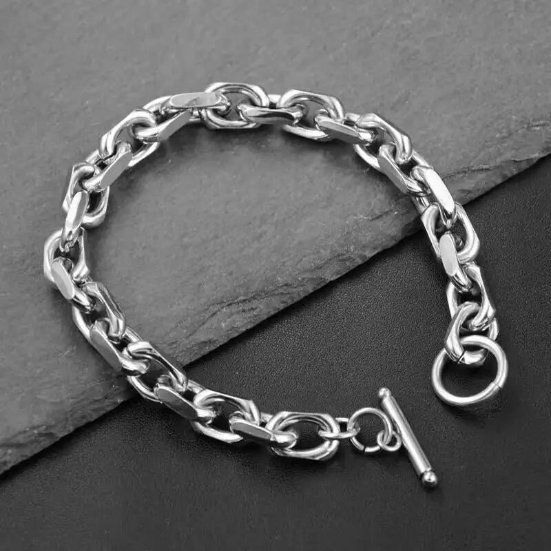 8mm O-Chain Bracelet — Stainless Steel