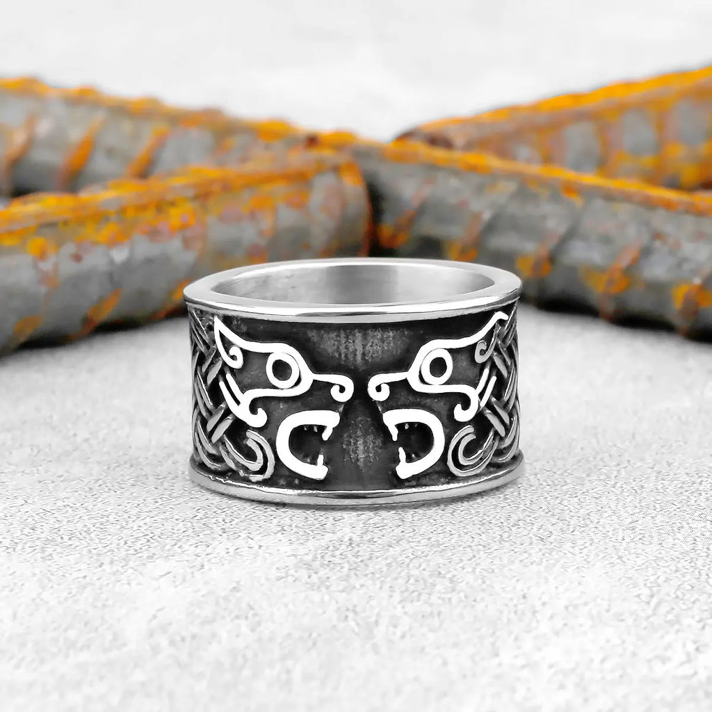 Ring Viking Wolf Stainless Steel