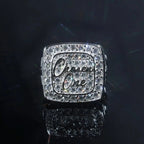 Moissanite Ring Custom Iced Out Name Ring Full Paved VVS Moissanite Hip Hop Personalized Letter Ring for Men Women