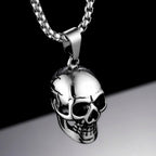 Retro Skull Pendant Necklace — Gothic