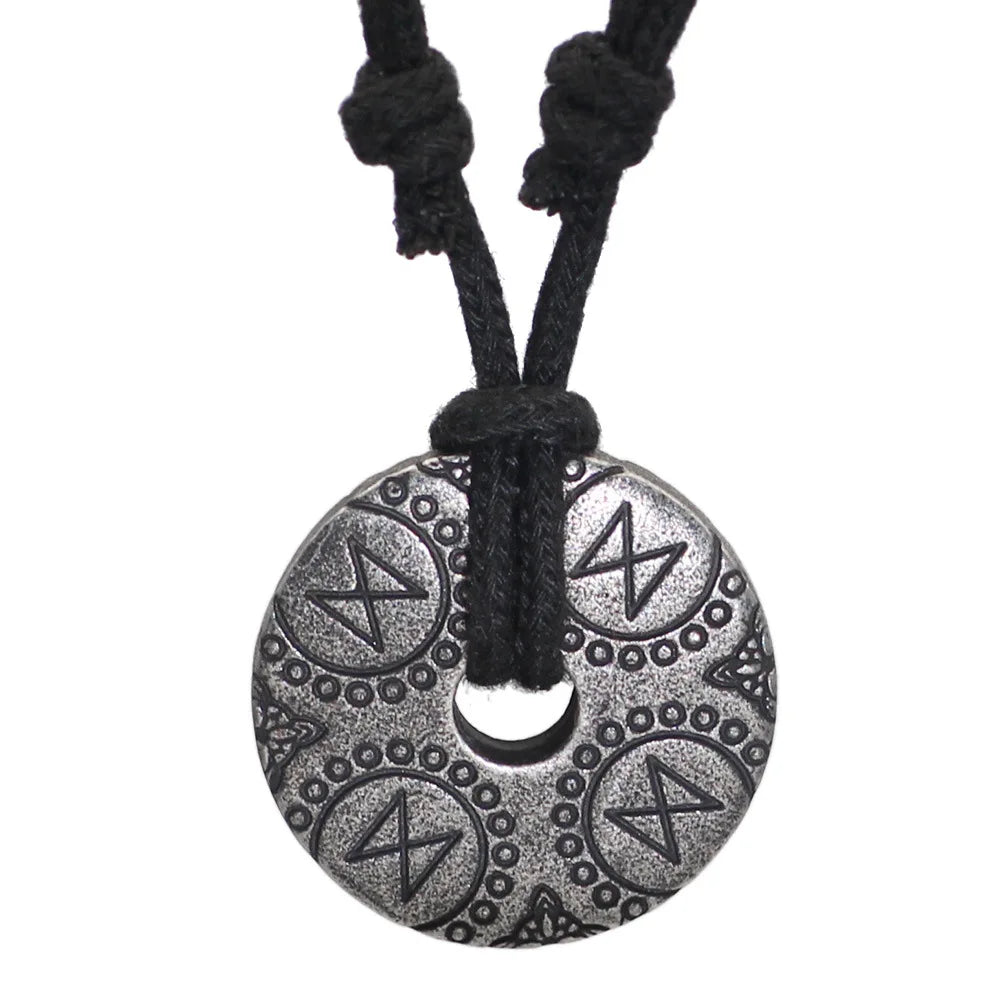 Viking Dragon Stainless Steel Pendant Necklace