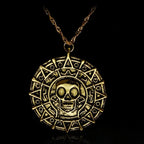 Quality Fashionable Medal Necklace Pendant Pirate Ship Compass Personality Men's Necklace Pendant Hip Hop Jewelry Trend