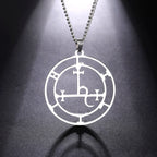 Sigil of Lilith Demon Seal Pendant — Stainless Steel