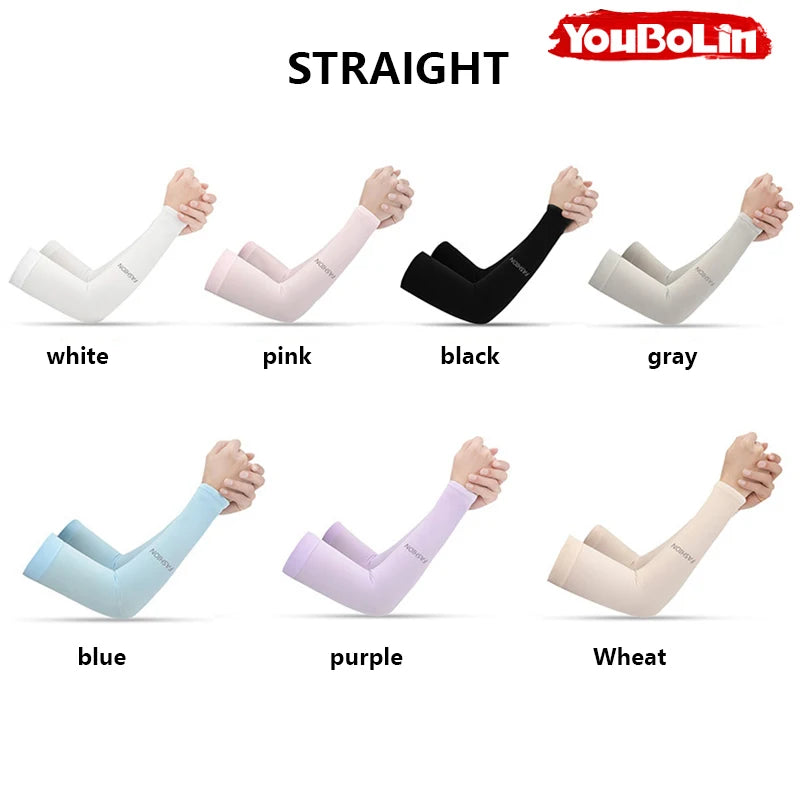 Outdoor Bicycle Fishing Sleeve Cover Colorful Sun Protection Arm Guard Cooling Sun Protection Arm Cooling UV Protection