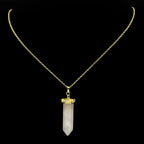 Geometric Two-Tone Pendant Sterling Pendulum Clavicle