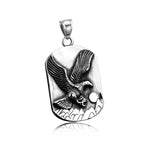 Eagle Wings Pendant Necklace — Stainless Steel