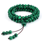 108 Black Lava Onyx Stone Beaded Prayer Bracelet & Necklace For Men Women 6mm Natural Stone Bracelet Charm Jewelry Gift