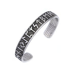 Vintage Nordic Viking Compass Bracelet Punk 316L Stainless Steel Vikings Rune Men Bangles Biker Amulet Jewelry Gift