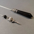 Stone Black Pendant Necklace